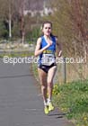 Lydia Turner (Birtley) on the 3rd leg and to victory in the womens Elswick Harriers Relays, Newburn. Photo: David T. Hewitson/Sports for All Pics